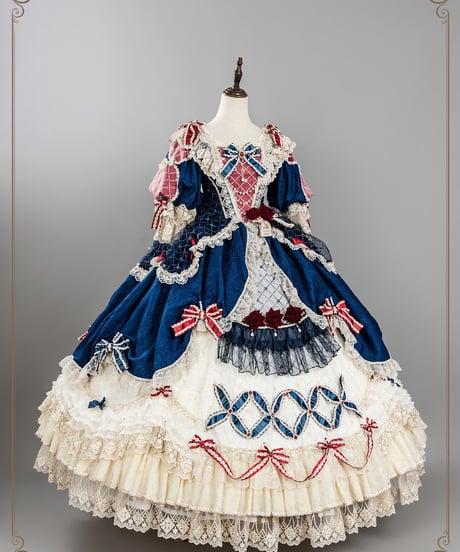 HinanaQueena  鏡の中のプリンセス ロングドレス フルセット [LO969]