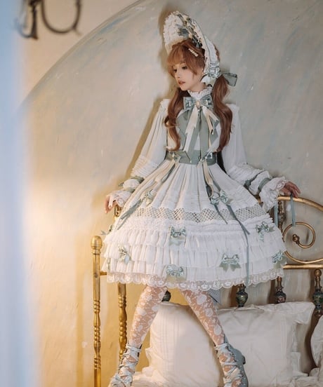 Classical Puppets 少女人形 十女 The Dolly Girl 植物園バージョン ワンピース＋ボンネット[LO482]