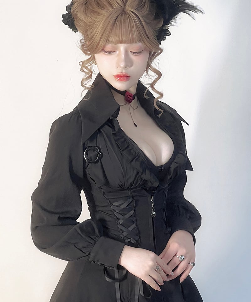 アラビアンナイトゴシック / 赤焔 ゴシック コルセットJSK [LO996