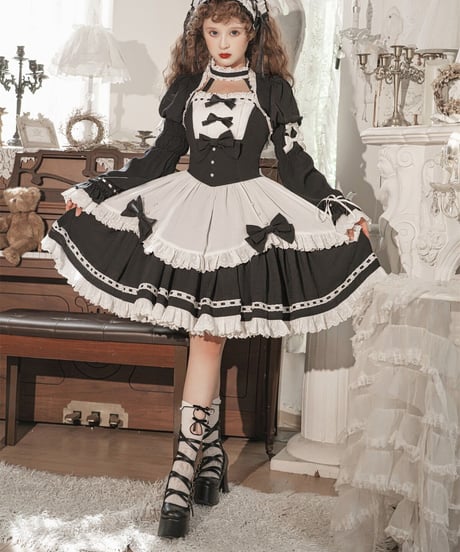 Moonlight Storage / コーヒーメイド メイド服 セット[LO790]