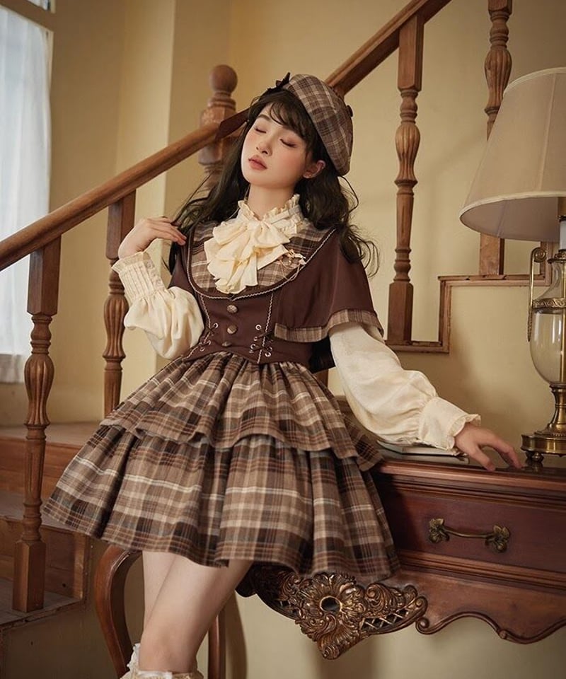 Alice Girl / 探偵学院 JSK＋ケープ、ブラウス [LO869] | Rose