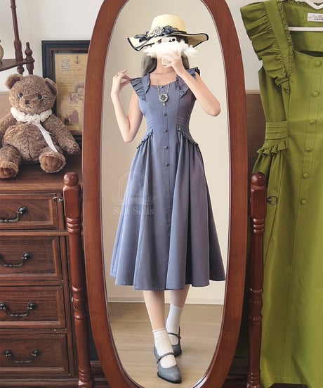 Forest Wardrobe 南の湾（いりえ）の森 ワンピース [LO1602]