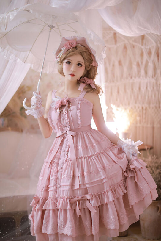 Angelic Pretty 傘 甘ロリ ピンク lolita ロリィタ - 傘