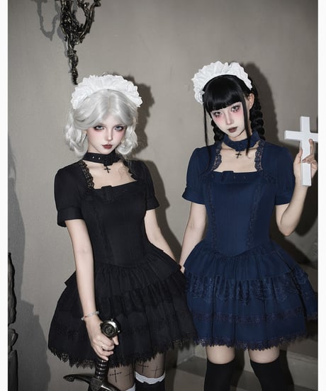 with PUJI / 聖十字のプリムメイド・セット [LO1586]