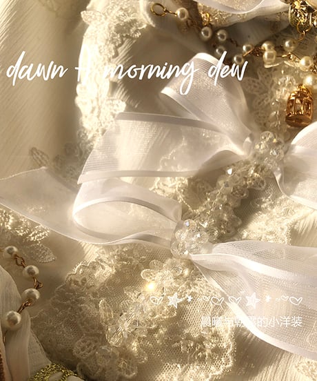 Dawn & Morning Dew Lolita / 朝露の花嫁 クラシックロリィタ JSK [LO917]