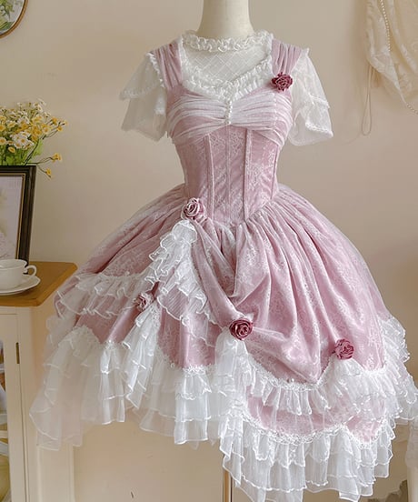 櫻田小鹿  S～4XL Menta  ロリィタ ジャンパースカート [LO959]