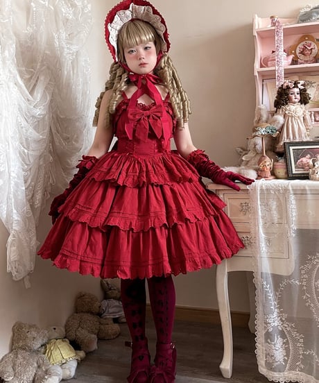 WF Lolita / Miss Flora   ロリィタドレス 綿 JSK [LO973]