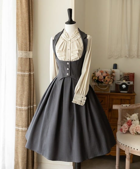 Forest Wardrobe 森林知秋 コルセットJSK、ブラウス [LO877]