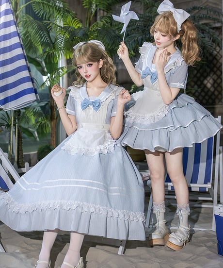 with PUJI / 潮騒のベル ロリィタドレス set [LO1580]