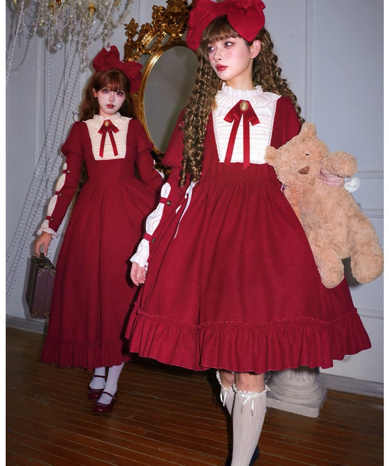 with PUJI Letter and Poetry / 祈りの人形 ロリィタドレス セッ