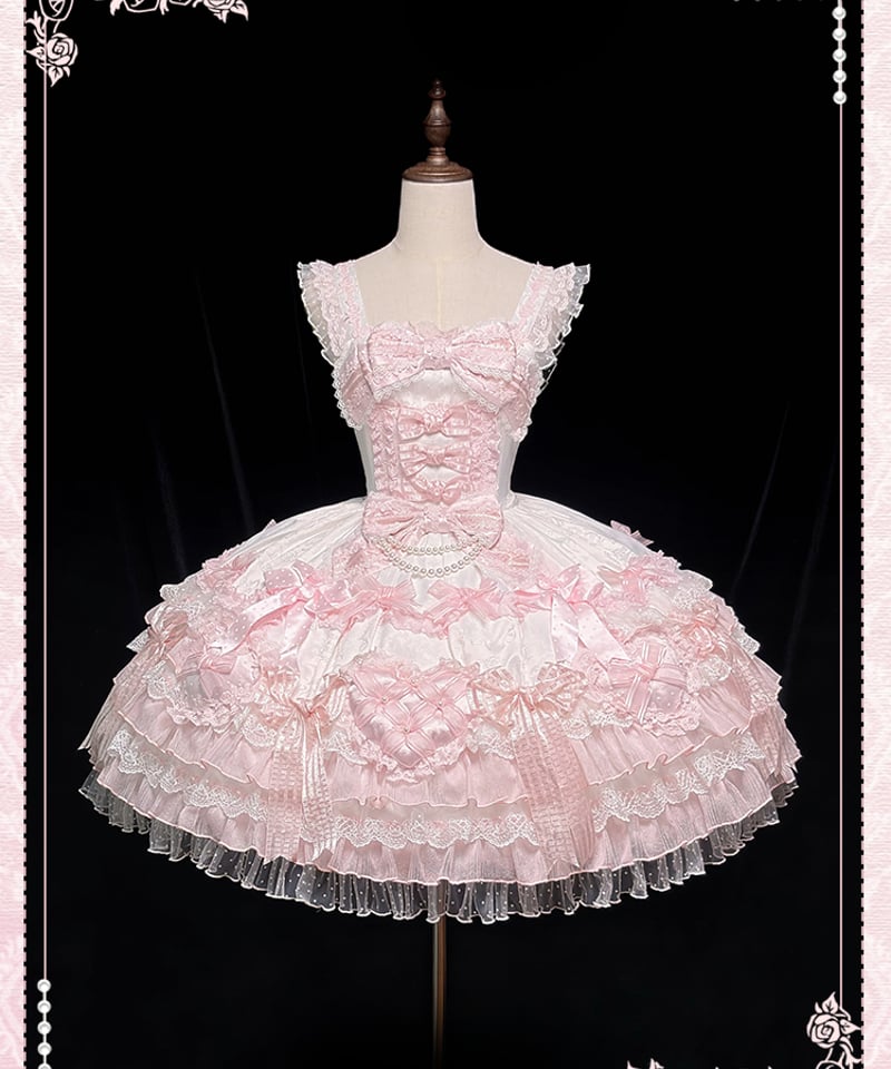 Twin Bears / 恋するハート ロリィタドレス JSK ③[LO1524] | Ro