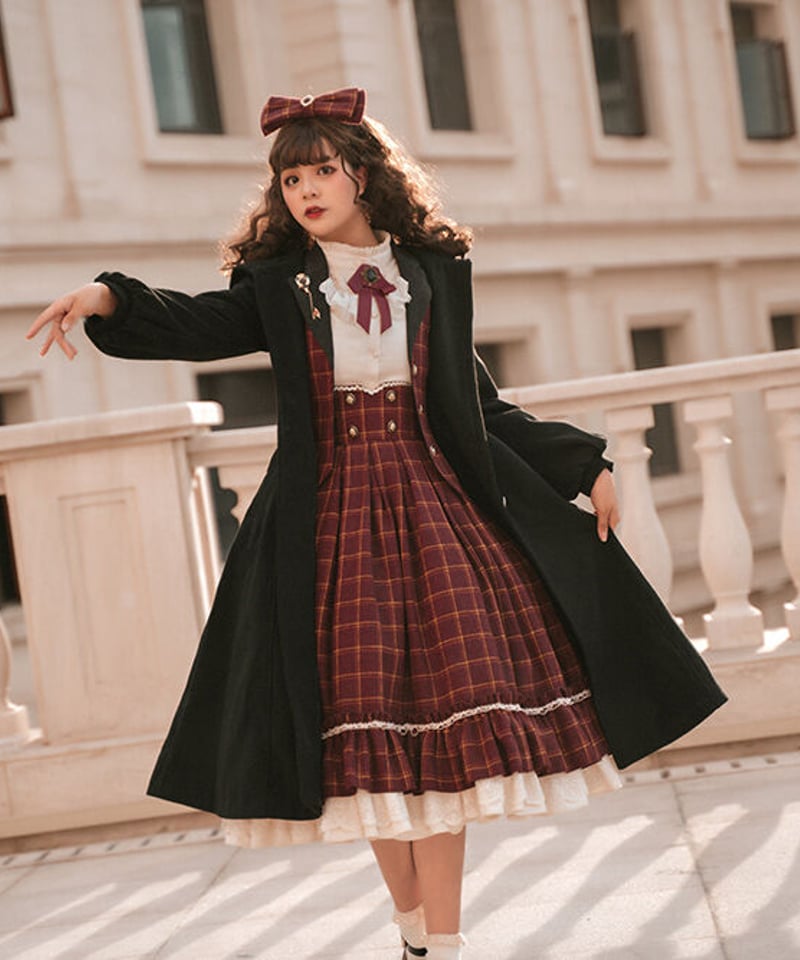 Miss Point / 薔薇人形 ロリィタドレス マント、フード付きロング