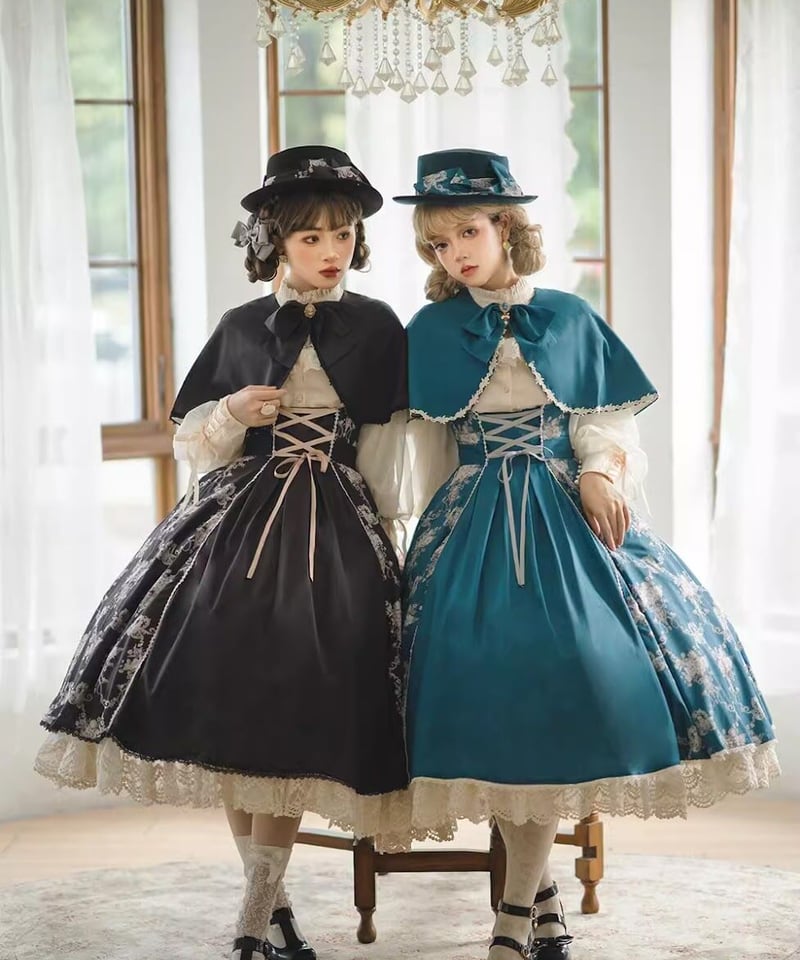 Miss Point アンティークフラワーウォール ロリィタドレス