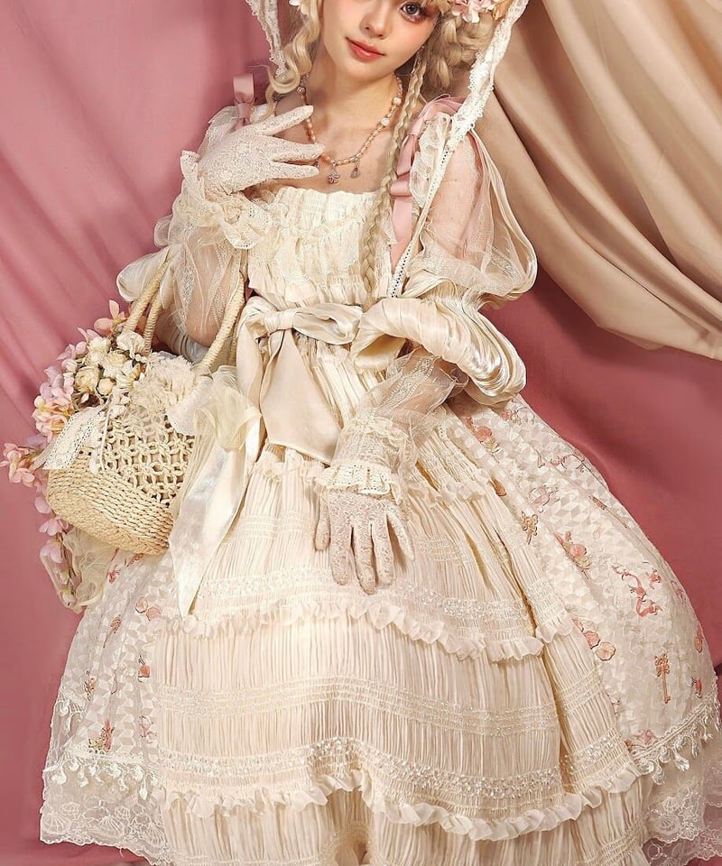LO623 lolita オリジナル 洋服 ロリータ ワンピース 同人