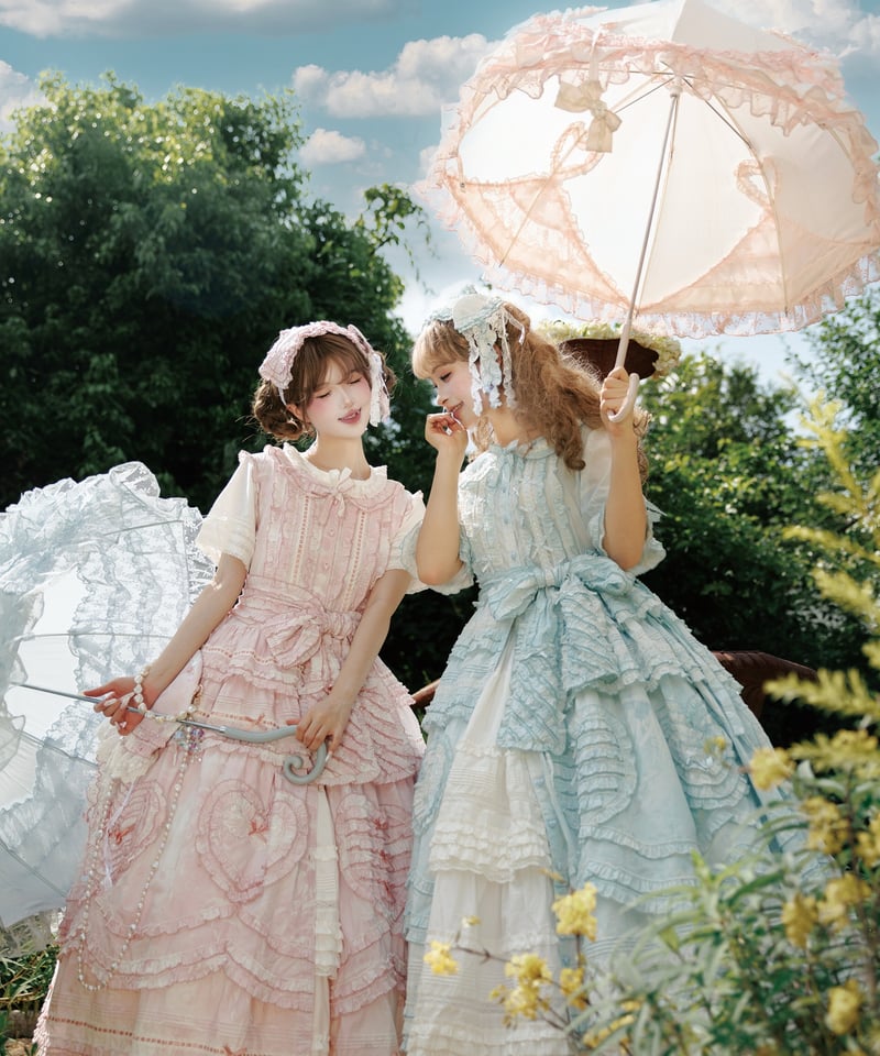 MONO GIRL / くらげの光 コットン クラシックロリィタドレス