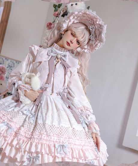 Classical Puppets 少女人形 十女 The Dolly Girl アンティークスワンSP ロリィタドレス＋ボンネット [LO482]