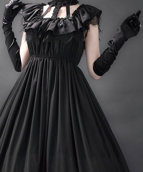 VantablackStudio / イブ ホルターネック 2way ゴシックロングJSK [LO1273]