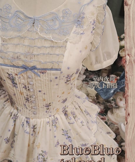 Blueblueisland / Bears Sleep on Flowers2.0 ロリィタ JSK 妹バージョン [LO335]