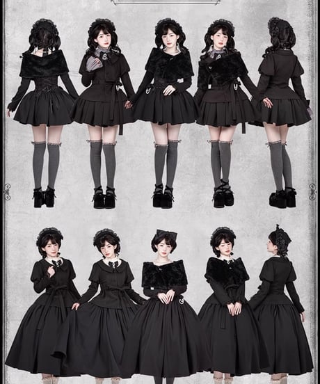 with PUJI / 旧約 ロリィタドレス ワンピース、ジャケット セット  [LO1297]