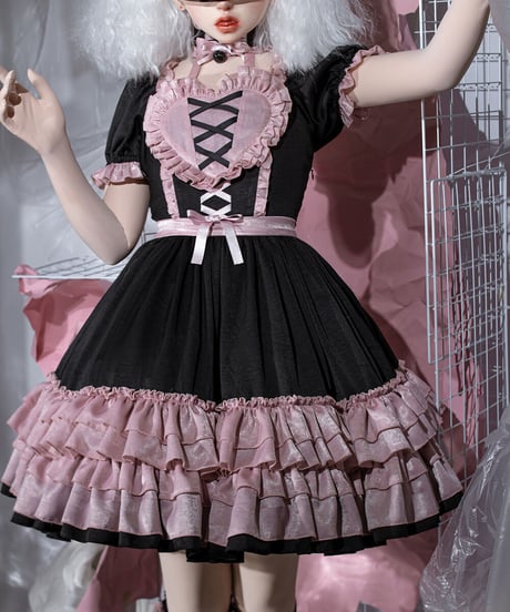 Black Fairy Lolita ラブサイクル ロリィタドレス ワンピース単品 [LO472]