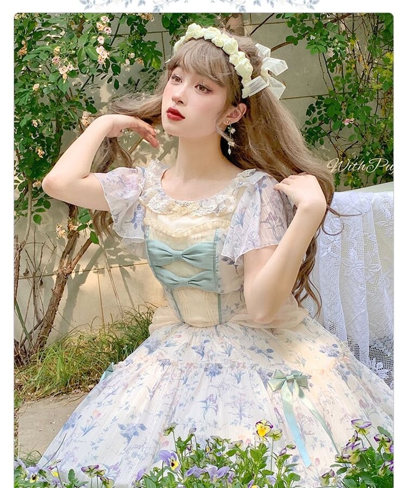 PINK HOUSE フラワー Flower レア 希少 人気 お姫様 ロリータ