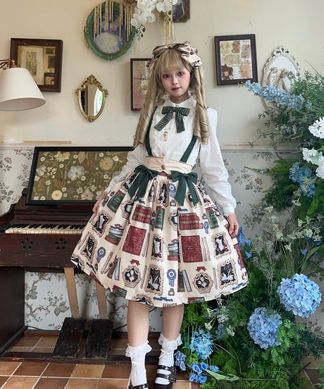 Miss Cube /  魔法書架シリーズ OP、JSK、吊SK、長袖ブラウス [LO1496]