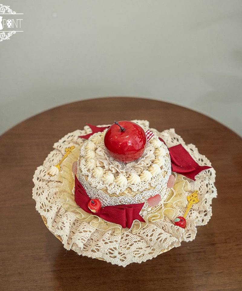 🎂ホイップクリームホールケーキ カクテルハット🎂 可愛いがギュッと