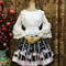 シフォン レース ラウンドネック 姫袖 ロリィタインナーブラウス [LO557]