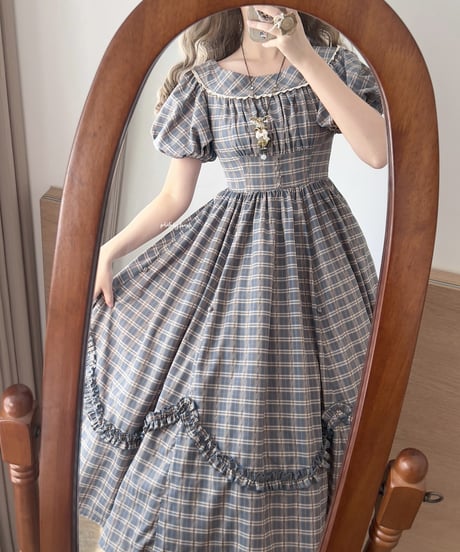 Forest Wardrobe 森林のピクニック ロングワンピース、ペチコート [LO1384]