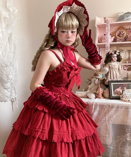 WF Lolita / Miss Flora   ロリィタドレス 綿 JSK [LO973]