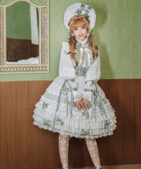 Classical Puppets 少女人形 十女 The Dolly Girl 植物園バージョン ワンピース＋ボンネット[LO482]