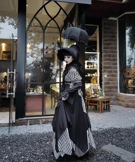VantablackStudio / Wednesday Addams Manor ゴシック SK, ブラウス, ジャケット [LO919]
