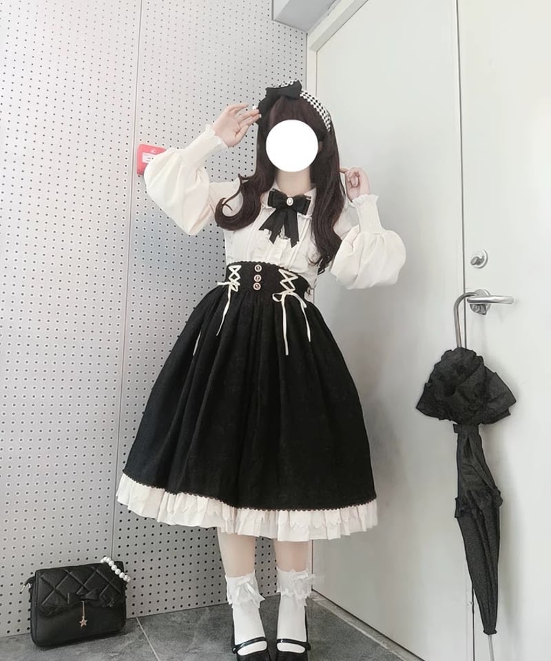 Lolita 諦夢焚世 / 薔薇の心 ロリィタスカート、ブラウス [LO1247