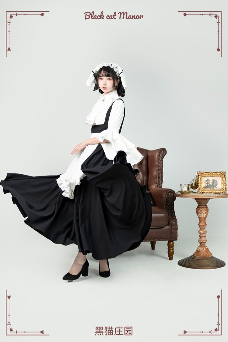 Black Cat Manor ロングメイド服 Ⅷ型 オーダー [OP400] | Roses
