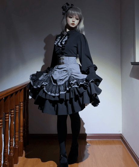 Miss Point / Point Manor 3.0 クラシックロリィタ 長袖ワンピース, コルセットスカート、ブラウス [LO622]