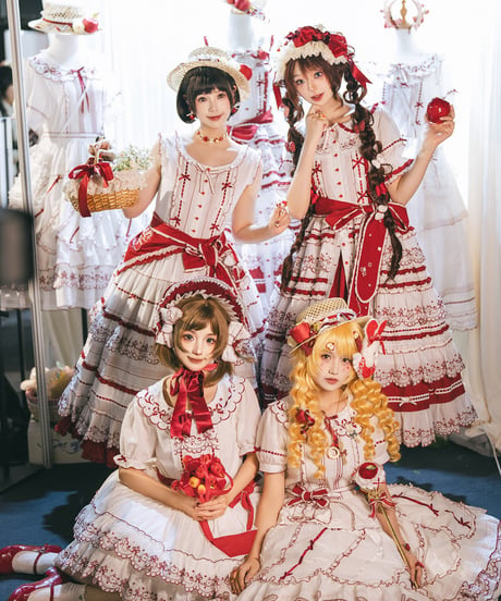 Miss Point 四季の果樹園 ロリィタドレス ローウエストワンピース  [LO1611]
