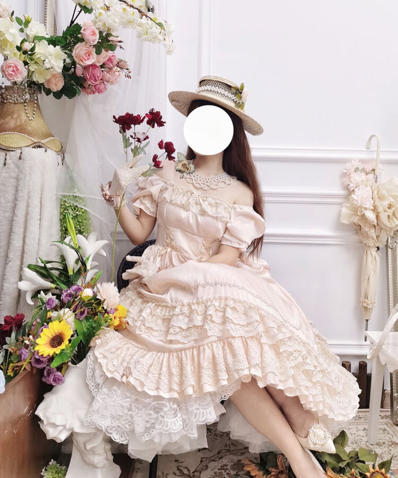 Nyx's Kiss 夜女神のキス クラシックロリィタドレス スクエアネック