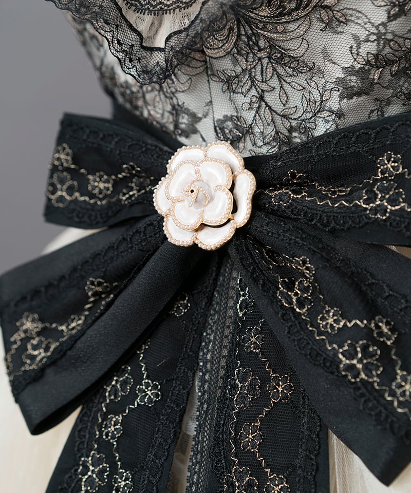 Fantastic Wind / Camellia Old Story V字フリル襟レトロ段々