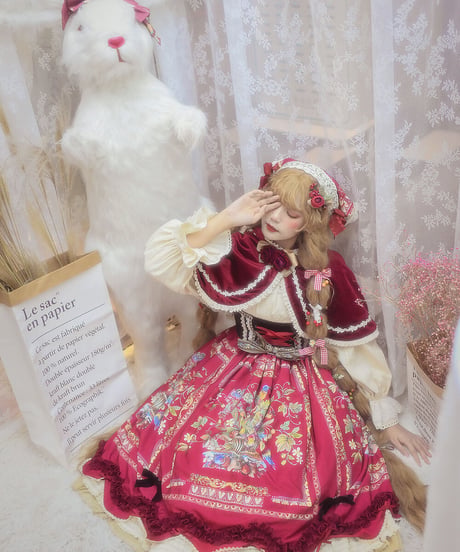 Miss Point 豊作賛歌 バイエルン風 ベルベットマント [LO390]