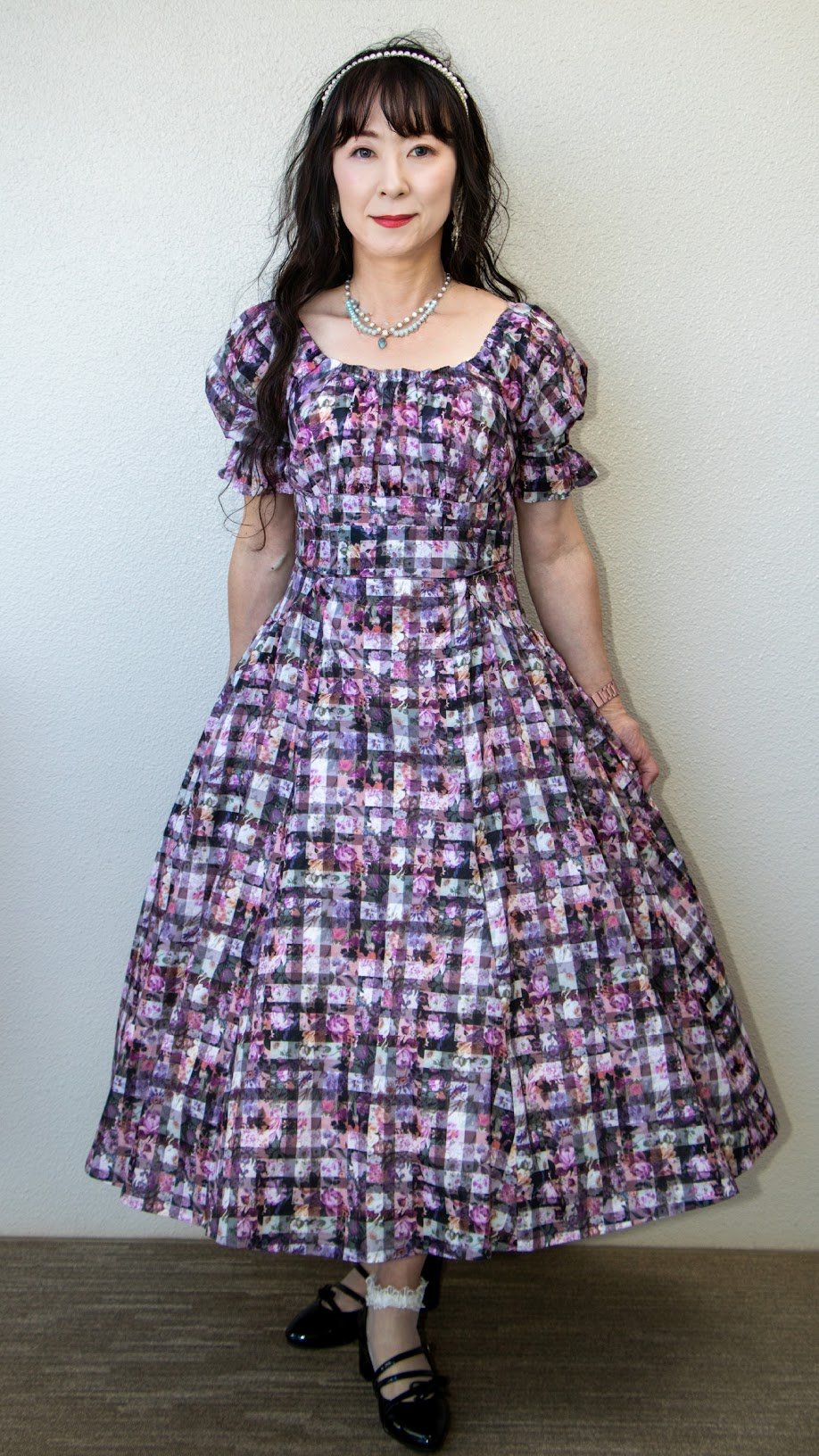 型紙】 三色すみれの夏 1型 スクエアネックワンピース [KO102