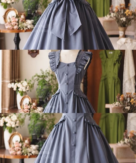 Forest Wardrobe 南の湾（いりえ）の森 ワンピース [LO1602]