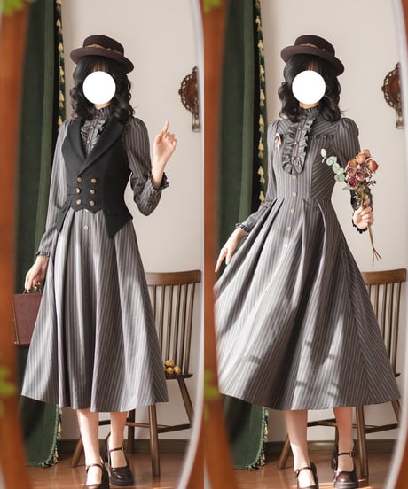 Forest Wardrobe / 森の古城 ワンピース、ベスト [LO1532]