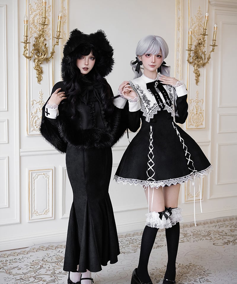 with PUJI / 薔薇人形 ロリィタドレス セット [LO1526] | Roses