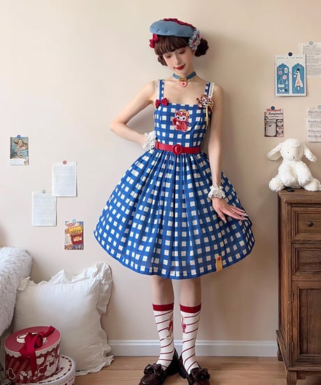 Miss Point / with kitty  シンプルJSK [LO805]