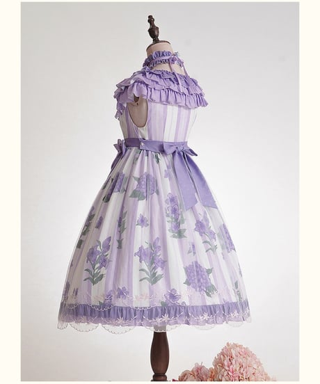 Milu Forest エンドレスサマー ラウンドネックワンピース 単品 [LO471]