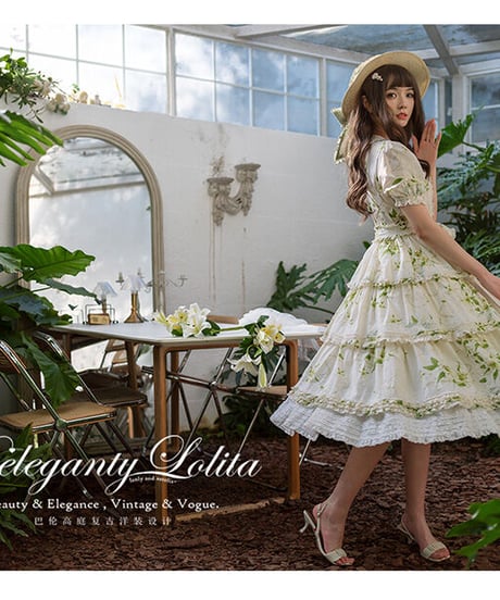 Beleganty Lolita / Pearl and Lily 半袖ワンピース ロング [LO578]