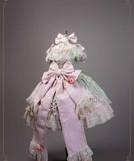 HinanaQueena  鏡の中のプリンセス ロリィタドレス フルセット [LO969]