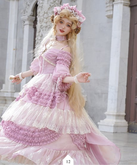 松子手作洋服 Cloudy Night クラシック ロリィタ ドレス  full set [LO632]