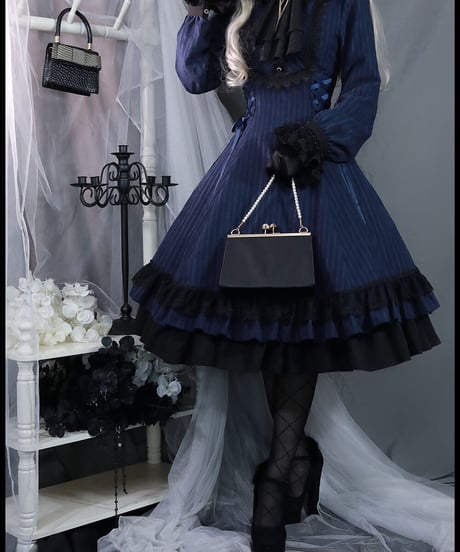 Miss Point / Point Manor クラシックロリィタ 長袖ワンピース  [LO622]