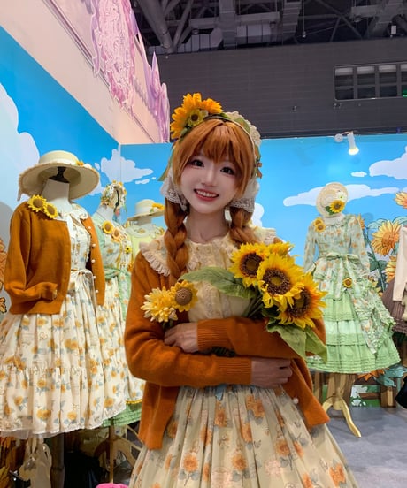 Miss Point 向日葵の庭園 ロリィタドレス コルセットJSK、ブラウス、カーディガン [LO1213]